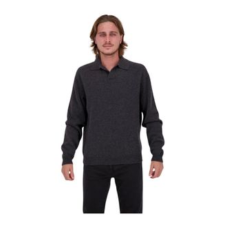 Daniele Fiesoli Polo Col Ouvert 0073 - male - Daniele Fiesoli - Polo Shirts - Gray - XL - Tops