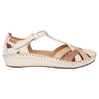 Pikolinos Vallarta Sandal - Dames - Sandalen - Wit - 36 EU - Leer - Schoenen