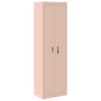 vidaXL Armario De Almacenamiento Rosa 60 X 40 X 200 Cm Acero Vidaxl