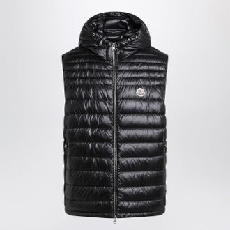 Moncler Black Orant gepolsterte Weste