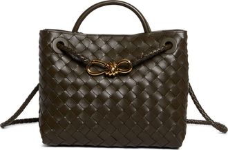 Bottega Veneta Small Andiamo Intrecciato Shoulder Bag in 2272 Fondant-M Brass-Fond at Nordstrom