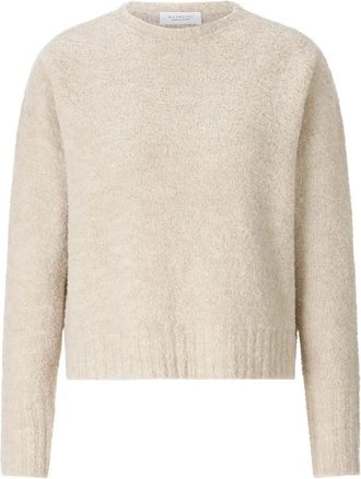 Rich & Royal Jersey Boucl&eacute; Cuello Redondo Manga Larga - Knitwear - Mujer - Beige - XL