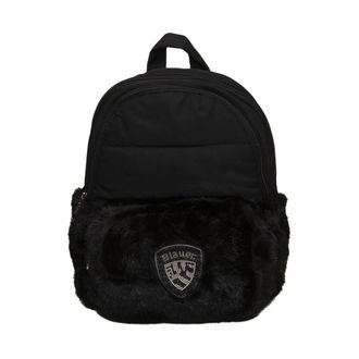 Blauer Zaino con placca decorativa - - Bags - Donna - Nero - ONE SIZE
