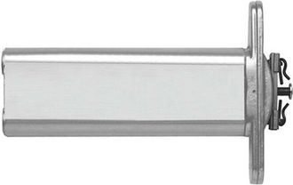 Loops Adjustable Double Chain Door Closer 170mm Depth Jamb Mounted Satin Chrome