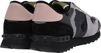 Valentino Garavani Womens Rockstud Camo Sneakers Multiple Colors Shoes >