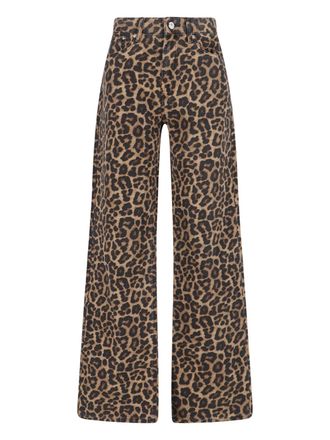 Anine Bing Hugh Straight Jeans - Multicolor