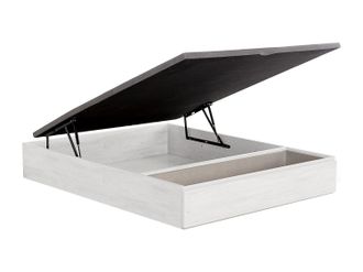 Vente-Unique Canap&eacute; abatible de 160 x 200 cm - blanco - HESTIA de YSM&Eacute;E