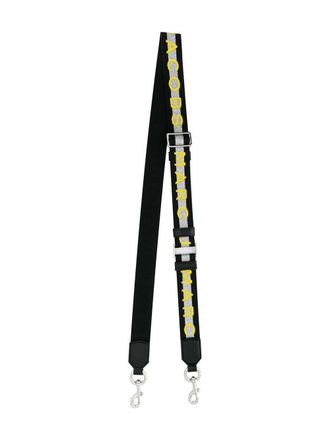 Marc Jacobs Tracolla The Logo Thin Webbing - Nero