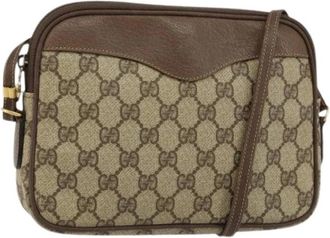 Gucci Pre-owned Cross Body Bags, female, Beige, Size: ONE SIZE Pre-owned Vintage Cross Body Bag