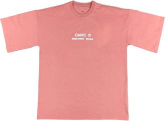 OAMC Roze Fungi T-Shirt - Heren - T-shirts - Roze - M - Katoen - Tops