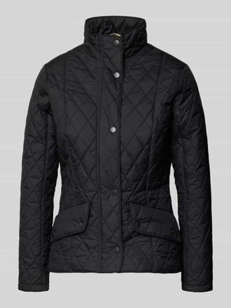 Barbour Regular Fit Steppjacke mit Stehkragen Modell FLYWEIGHT in Black, Gr&ouml;&szlig;e 36