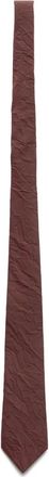 Our Legacy Gekreukte stropdas - Bruin