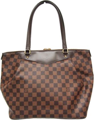 Louis Vuitton Damier Ebene Damier Canvas Tote Bag (Pre-Owned)