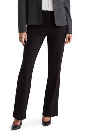 Amanda + Chelsea Ari Straight Leg Ponte Pants in Black at Nordstrom Rack, Size 12