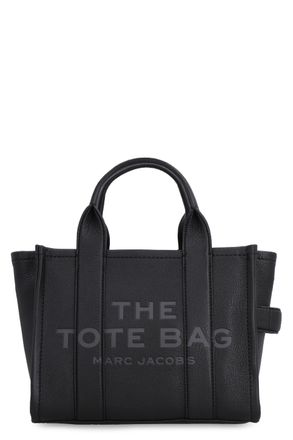 Marc Jacobs Womens Small Leather Tote Bag Black Cowhide