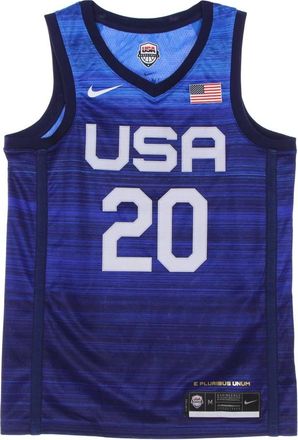Nike USA Basketball Tanktop - Heren - Fitness - Blauw - S - Polyester - Fitness