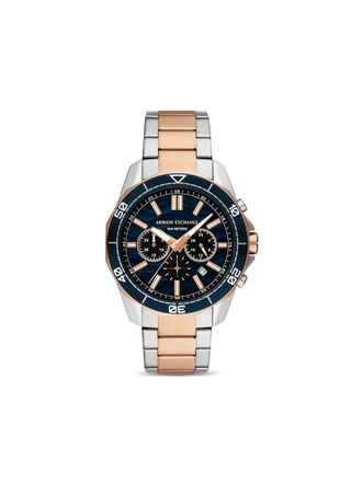 A|X Armani Exchange Orologio con logo 44mm - Blu