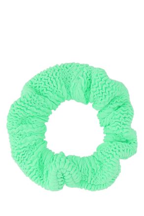Hunza G Green Fabric Scrunchie