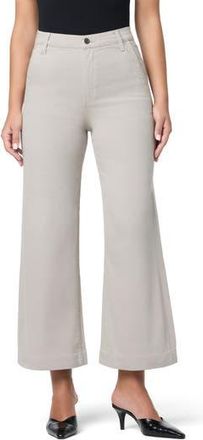 Joe's High Waist Ankle Wide Leg Trouser Jeans in Stone at Nordstrom Rack, Size 27