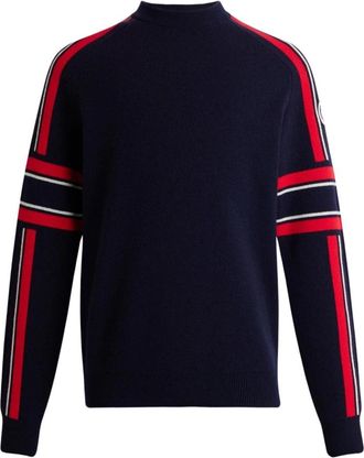 Fusalp Spectavia Sweater - Heren - Sportshirts - Blauw - L - Wol - Fitness