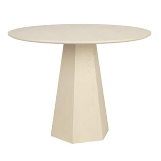 Zuiver Mesa redonda de acabado fresno crema D100 cm