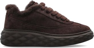 Jimmy Choo London Diamond Maxi Retro - Dames - Sneakers - Bruin - 39 EU - Su&egrave;de - Schoenen