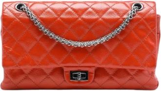 Chanel Pre-owned Reissue Flap Bag - Dames - Vintage Schoudertas - Oranje - ONE Size - Leer - Vintage