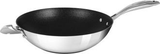 Scanpan Haptiq Stainless Steel Nonstick 12.5-Inch Wok