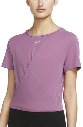 Nike One Luxe Dri-FIT Top in Light Bordeaux at Nordstrom Rack, Size Large