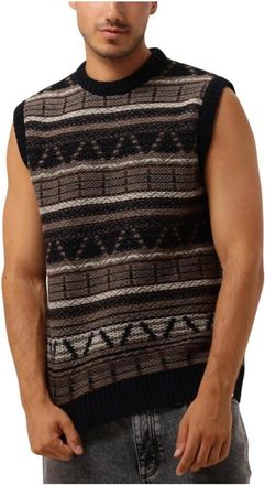 For&eacute;t Jacquard Vest voor Heren - Heren - Spencers - Veelkleurig - M - Truien & Vesten