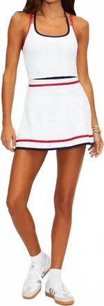 Beach Riot Tamara Skirt In Heritage White