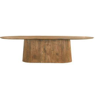 Moloo Mesa de comedor ovalada +12 personas 300 cm madera
