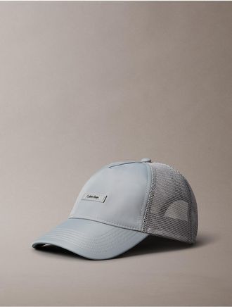 Calvin Klein Mens Standard Logo Baseball Cap - Grey