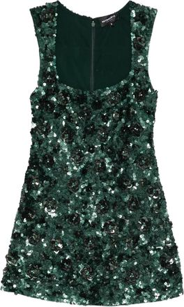 Retrof&ecirc;te Abito corto Sadlyn a fiori con paillettes - Verde