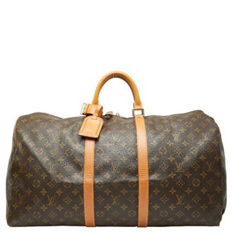 Louis Vuitton Brown Monogram Monogram Boston Bag (Pre-Owned)