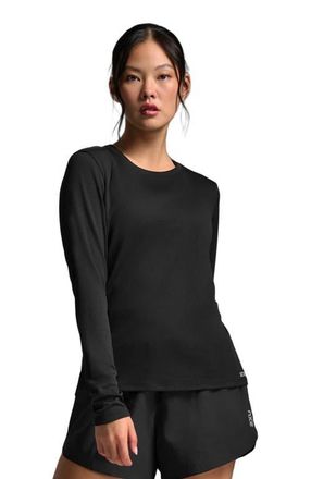 2XU Aero Long Sleeve in Black/silver Reflective at Nordstrom, Size X-Large