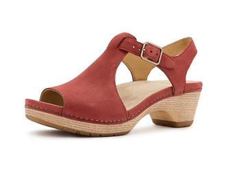 Dansko Laverne Womens Sandals Paprika Nubuck : EU 42 (US Womens 11.5-12) Regular, Leather