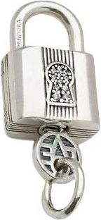 Pandora Hangertje met hangslot en sleutel - Dames - Sieraden - Wit - ONE Size - Accessoires