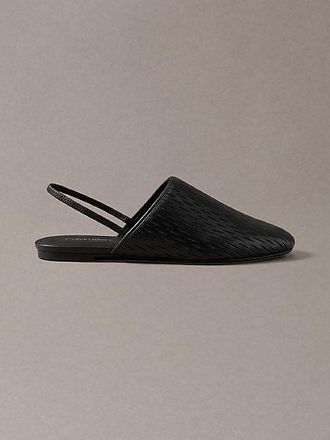 Calvin Klein Leren slingback muiltjes