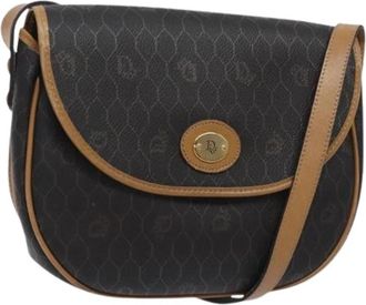 Dior Pre-owned Vintage Shoulder Bag - Dames - Vintage Schoudertas - Zwart - ONE Size - Leer - Vintage