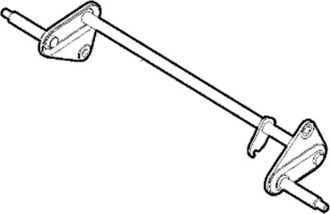 STIGA Sports Collegamento assale ruote anteriori rasaerba Stiga Alpina - Mountfield - ggp - 381302937/1