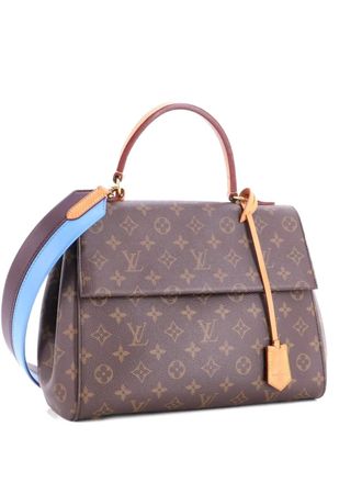 Louis Vuitton Cluny Top Handle Bag Monogram Canvas MM shoulder bag - Brown