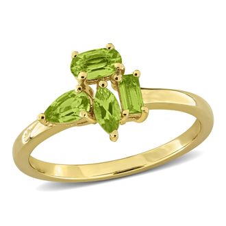 Mimi & Max Multi-Gem Cluster Ring Sterling Silver