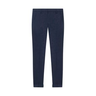 Dondup Chinos, male, Blue, Size: W32 Gaubert Slim Trousers