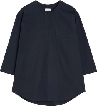 Christophe Lemaire Henley shirt - Black