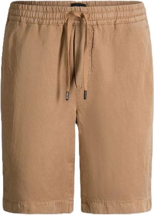 Strellson Liocela en linnen shorts in beige - Heren - Korte Broeken - Beige - W32 - Linnen - Korte Broeken