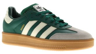 adidas Originals ADIDAS Originals Mens Trainers Samba Xlg Leather Lace Up emerald green white - Size UK 5.5