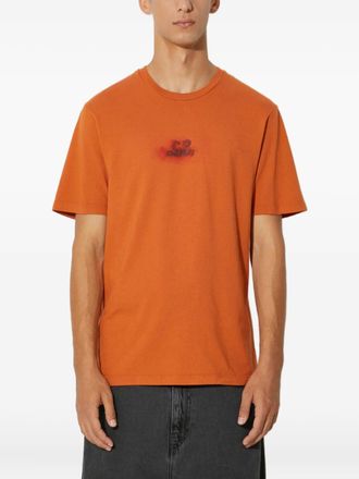 C.P. Company T-shirt con logo - Arancione