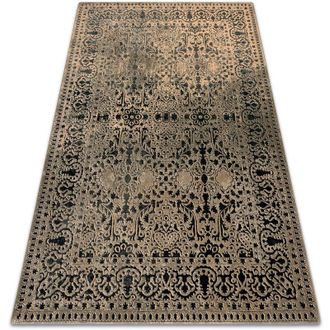 RugsX Rugsx - Alfombra De Lana Superior Perona Frame, Ornament, Oriental - Iron, Verde Green 200x300 Cm