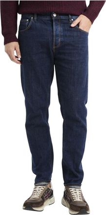Pantaloni Torino Slim-fit Jeans - Heren - Slim Fit Jeans - Blauw - W32 - Leer - Jeans